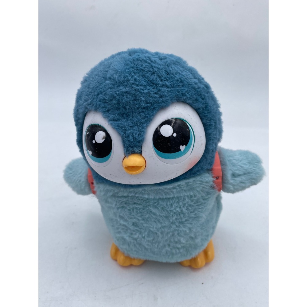 Little Live Pets Pippy the Penguin Blue Interactive Waddle Toy 8" see video